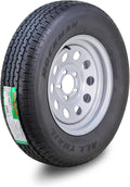 Trailer Tire Wheel ST205/75R15 8PR D 107M 5X4.5" PCD Silver Mod Rim