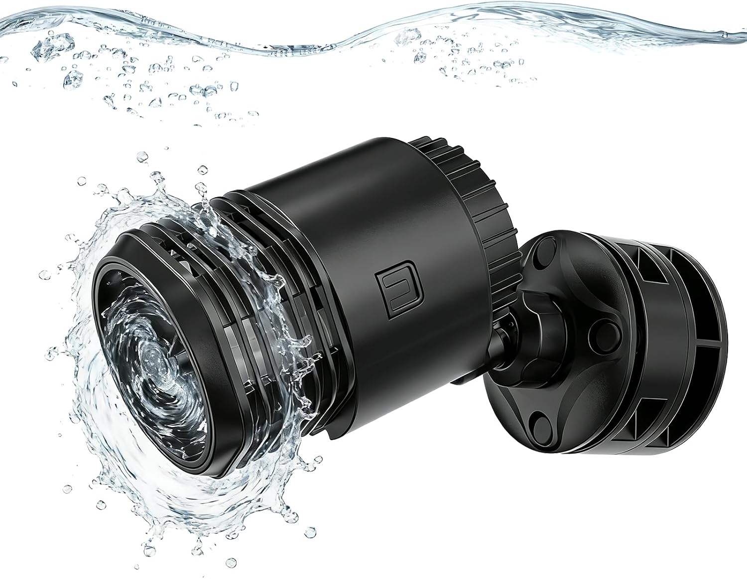 Aquarium Wave Maker 18W 2500GPH Submersible Water Circulation Pump with Magnetic Base, Quiet Rotating Powerhead for