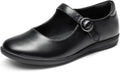 Girls Mary Jane School Uniform Shoes | Girl Buckle Dress Shoes Back-to-school Non-Slip Fatigue-free Flats with Roomy