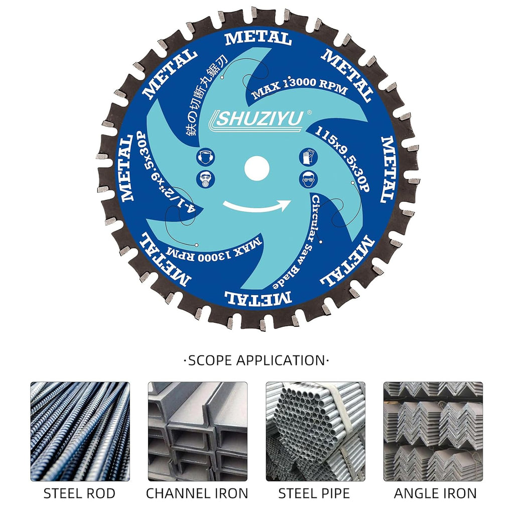 Metal Cutting Mini Circular Saw Blade 4-1/2"(115mm)-30T.