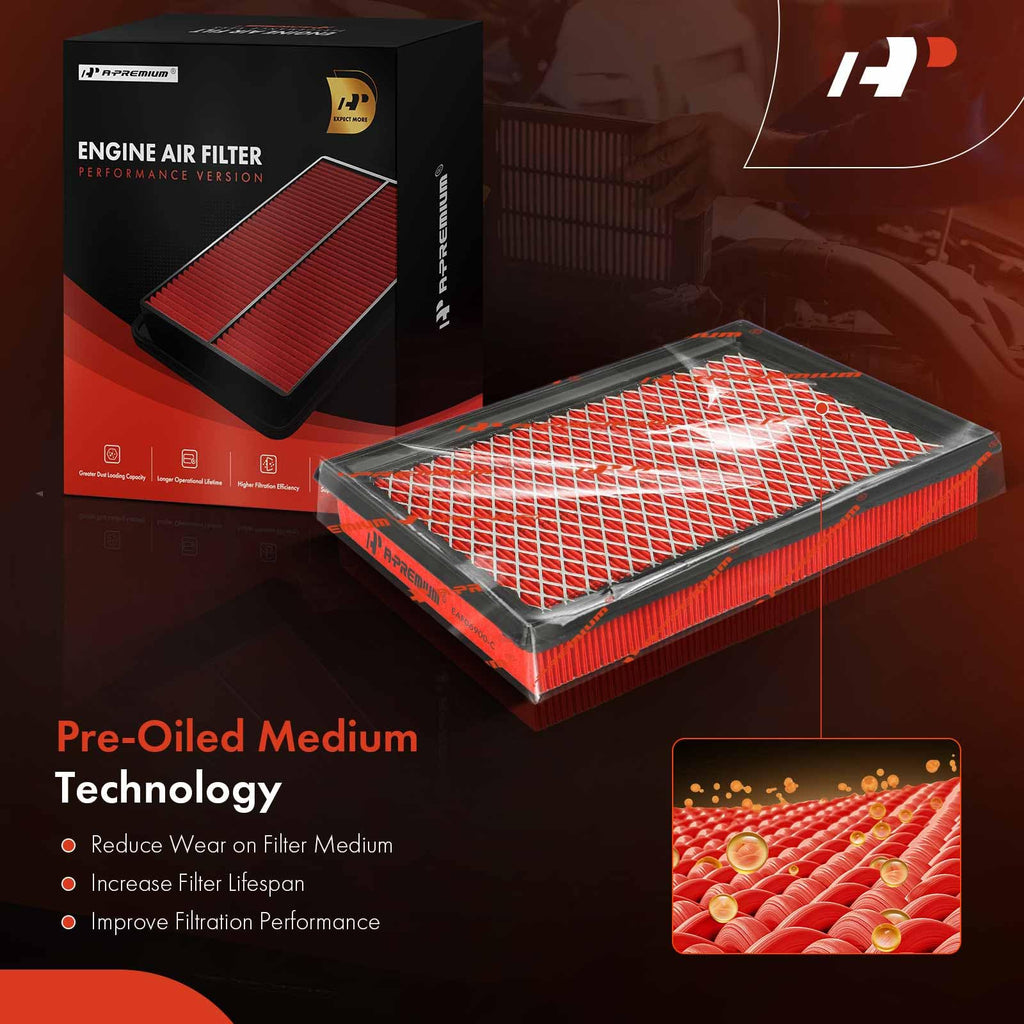 A-Premium High-performance Pre-oiled Engine Air Filter