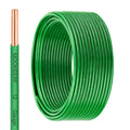 THHN Wire 12 Gauge 50FT - OFC Solid Copper 10 AWG Electrical Building Wire 600V with Nylon Jacket and PVC Insulation