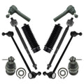 TRQ Front Steering & Suspension Kit Ball Joint Steering Rack & Pinion