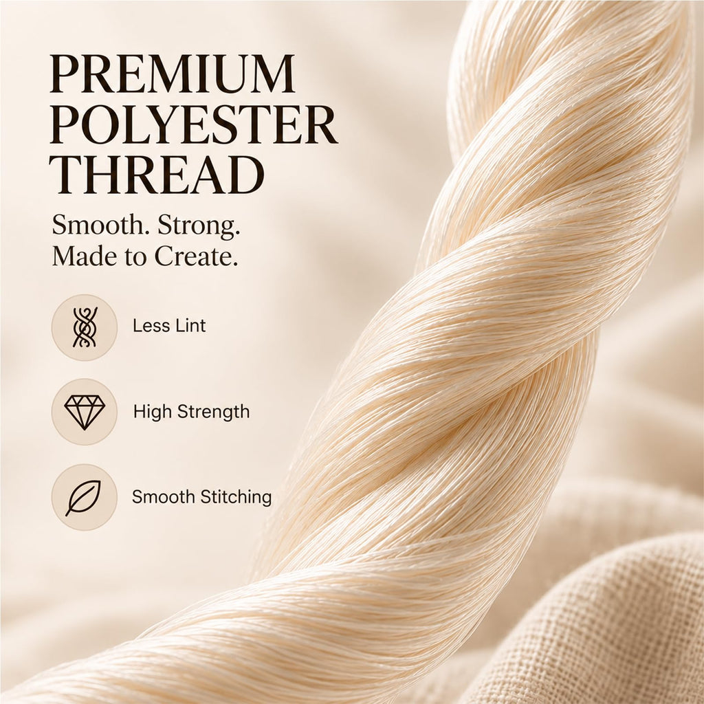 95Pcs Sewing Thread Kit, 45 Colors 400 Yards Sewing Machine Thread