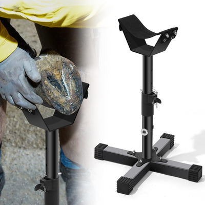 Adjustable Farrier Stand Hoof Jack for Horses Metal Hoof Stand