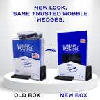Wobble Wedge Rigid Heavy Duty Plastic Shims for Leveling, Black, 300 Pack