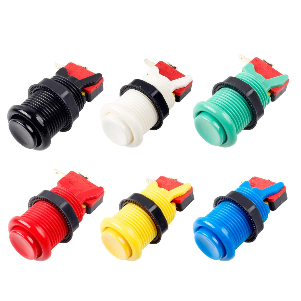 2 Player Classic American style Arcade Joystick Buttons DIY Kits | Included 2x Joystick Handle 2x USB Encoder