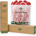 Compostable Gallon-Size Freezer Bags, 25 Count, 2.4 Mil, Extra Thick