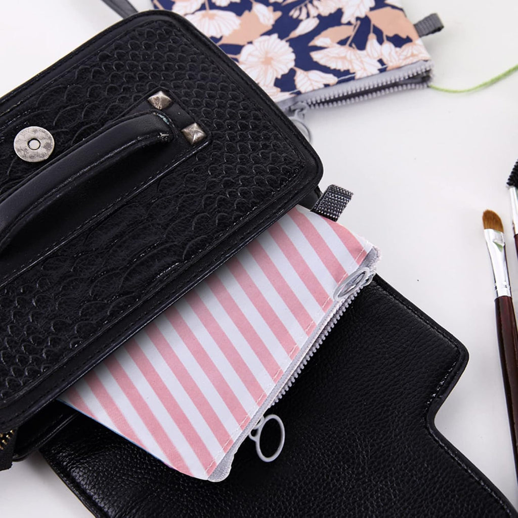 Sanitary Napkin Storage Bag,Menstrual Cup Pouch,9 Pack Portable Sanitary Napkin Pads Storage Bags Feminine
