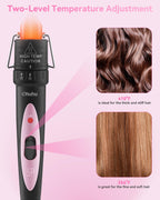 5 in 1 Curling Wand Set, 0.35"-1.25" Interchangeable Ceramic Barrels