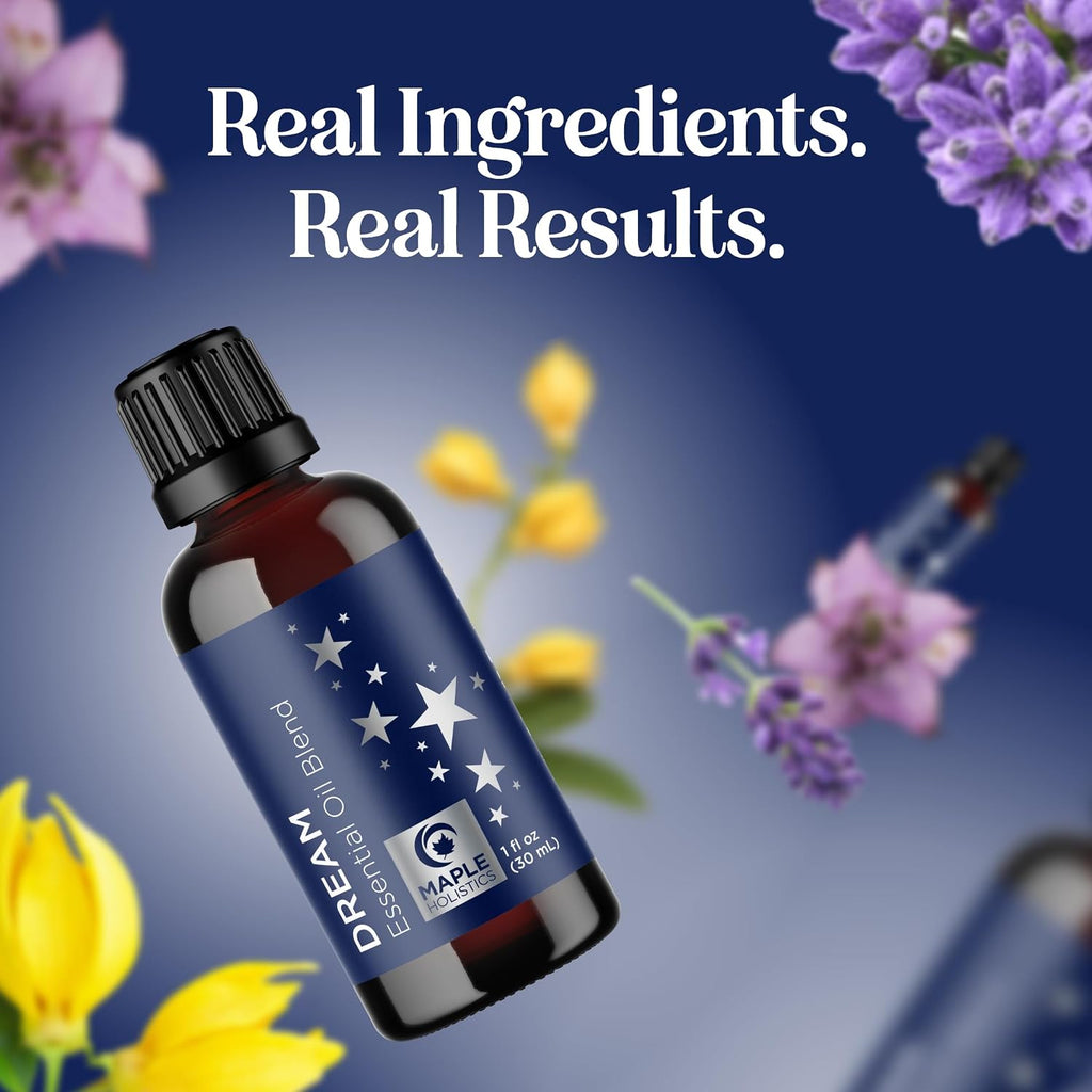 Sleep Essential Oil Blend for Diffuser - Dream Essential Oils for Diffusers Aromatherapy and Relaxation with Clary