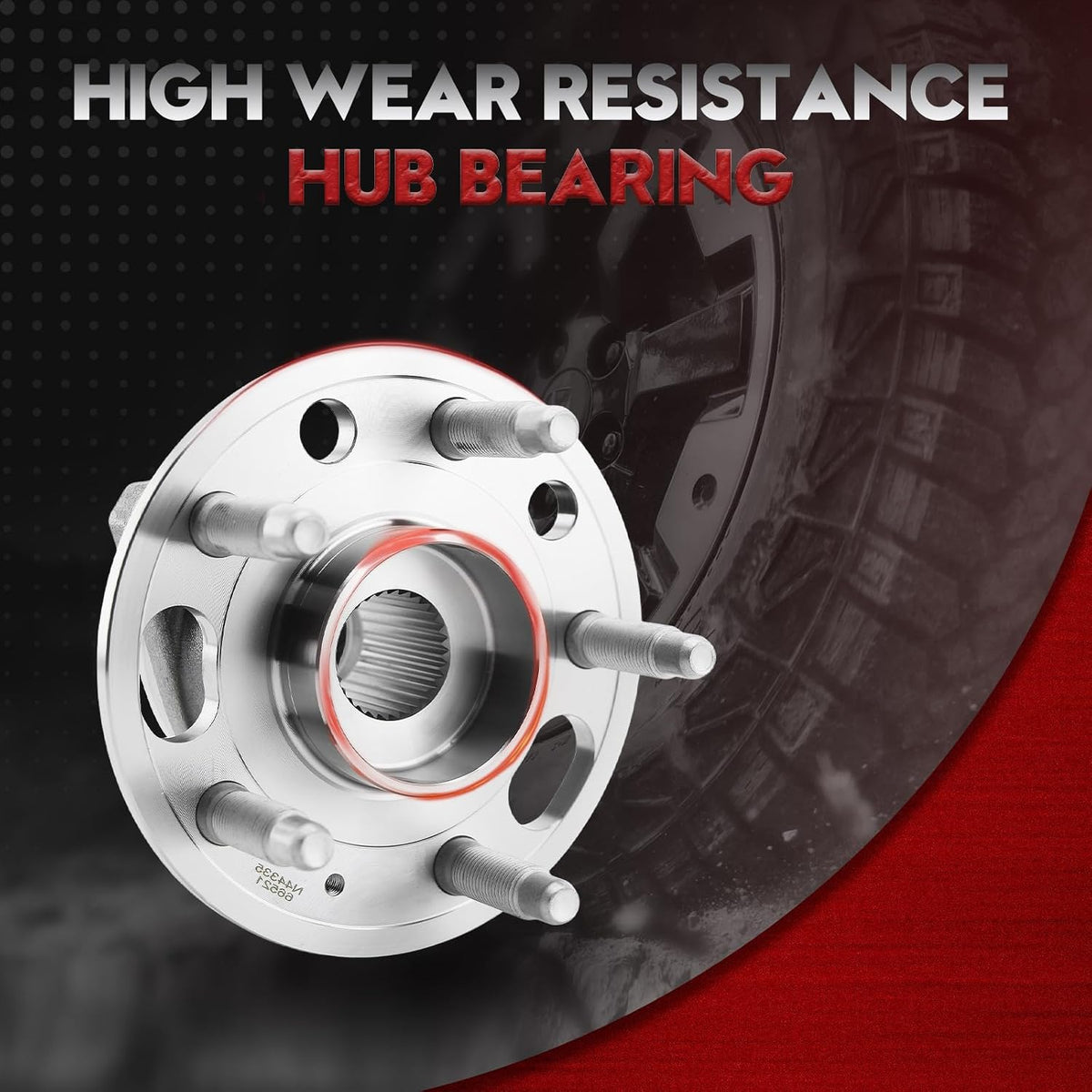 Betthand Front/Rear Wheel Bearing Hub Assembly for 2013-2015 Chevy Malibu