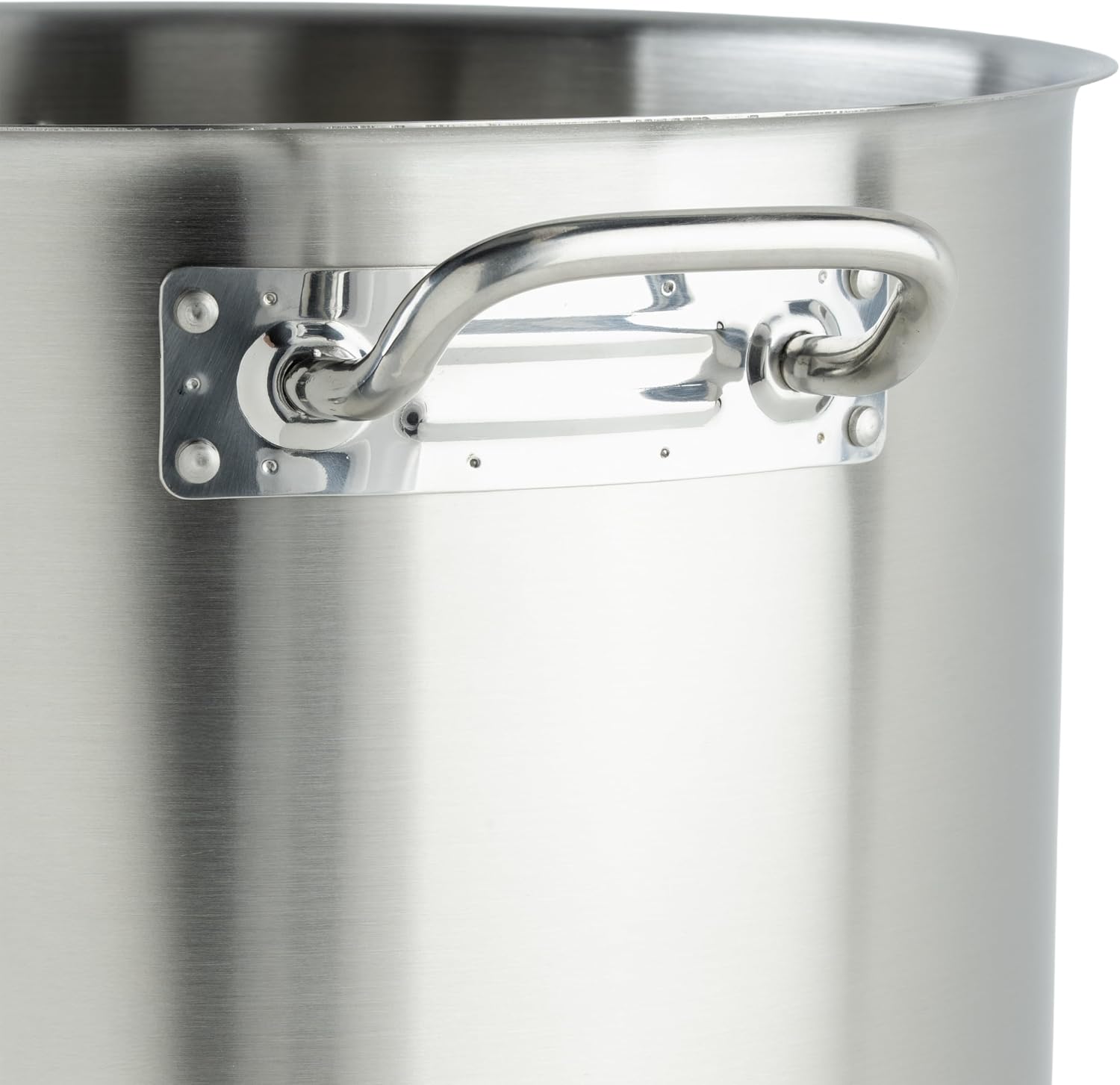 Winware SST-40 Stainless Steel 40 Quart Stock Pot with Cover | Dishwasher safe, Tri-ply heating for even cooking