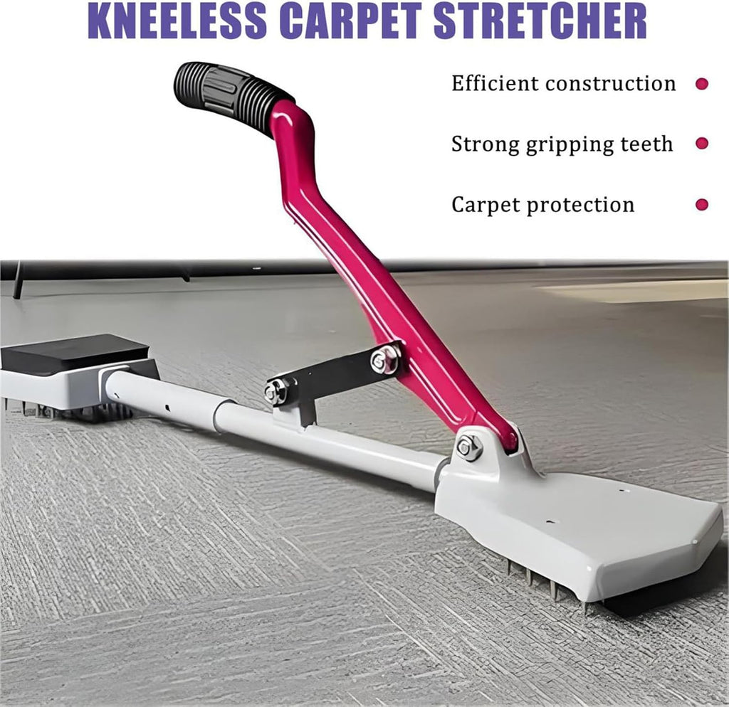 Carpet Stretching Equipment, Carpet Installation Tool Kit, Carpet Stretcher Knee Kicker, Easy Operation, 20 Hardened