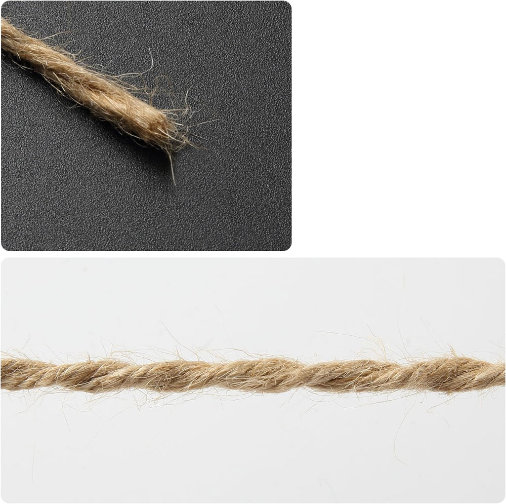Sisal Twine 1/8 in x 328 ft Natural Hemp Rope String