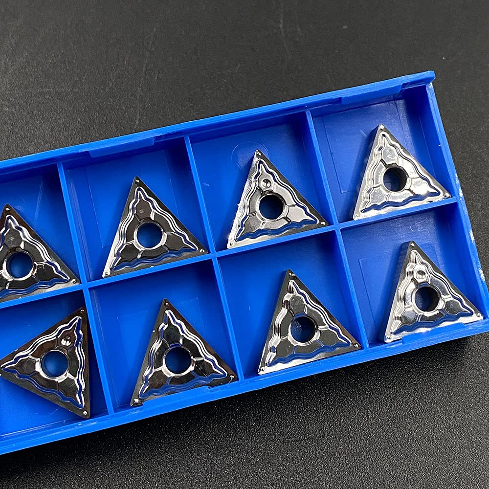 TNMG331-HA Aluminum Inserts Aluminum Cutter Turning Insert Carbide Inserts for Aluminum and Silicon Carbide Turning Inserts (TNMG160404-HA)