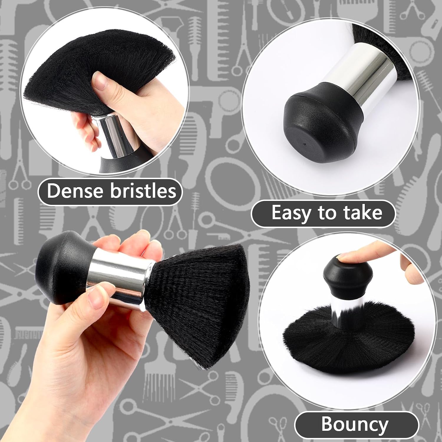 Hair Cutting Cape Kit,Professional Barber Cape with Duster Brush | Polyester Fabric, Adjustable Snap Closure, Kids