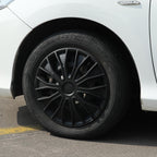 4-Pack 14 Inch Wheel Rim Cover Hubcaps, R14 Hub Caps, Matte Black