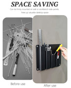 Zip Tie Holder Wall Mount Tool Organizer, Multi Compartment