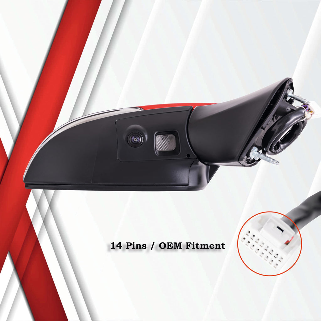 Driver Side Mirror Compatible with Toyota RAV4 2019-2023