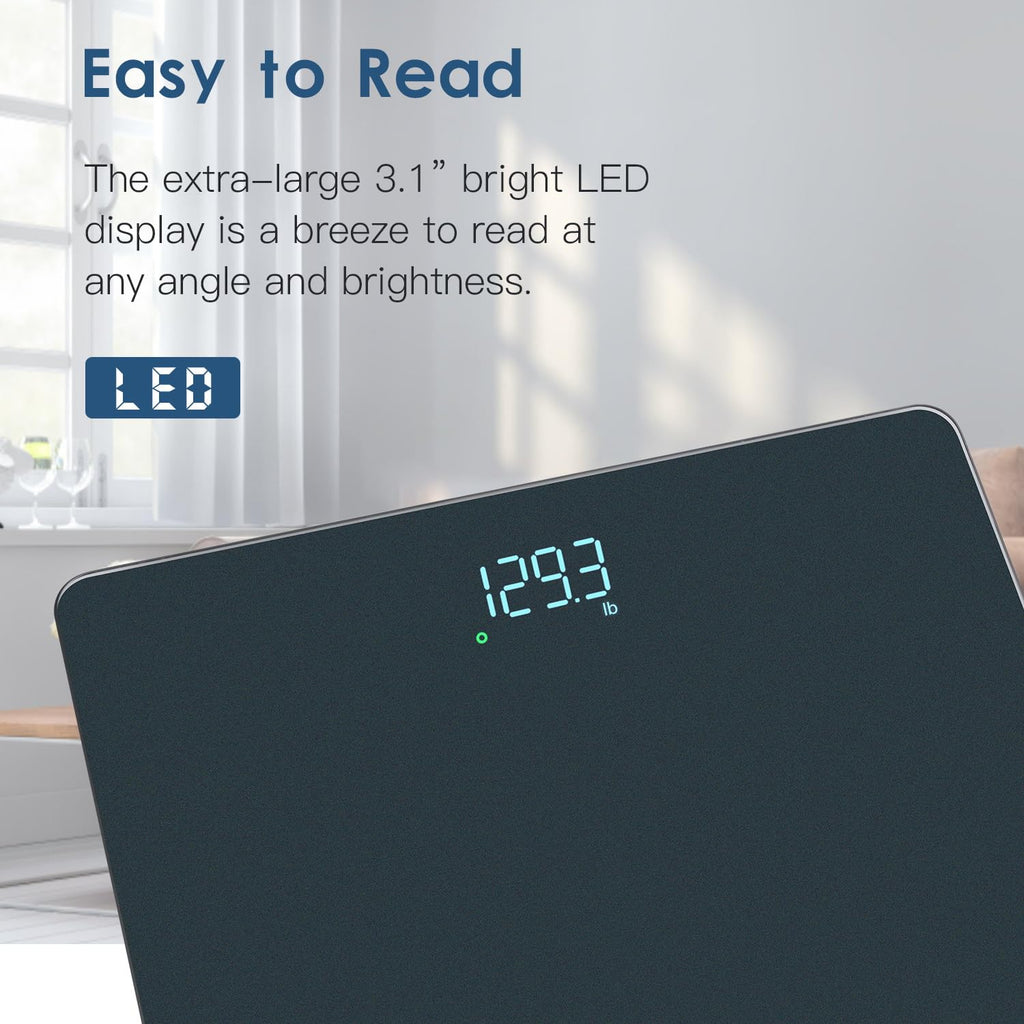 Bathroom Scale for Body Weight, Precision 0.1lb by Our Professional Scale Factory Since 2001, Digital Weight Scale