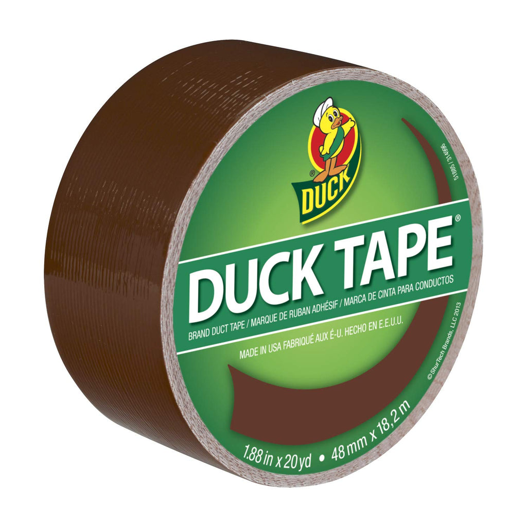 Brand 1304965 Color Duct Tape, Single Roll, Brown, 60 Foot