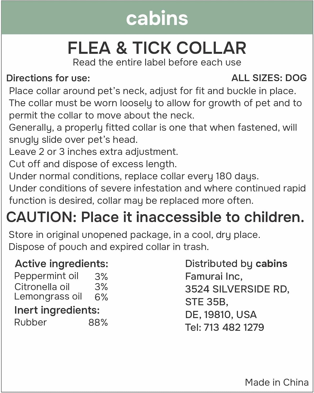 Flea and Tick Prevention for Dogs - Flea Collar - 4 Count - Adjustable