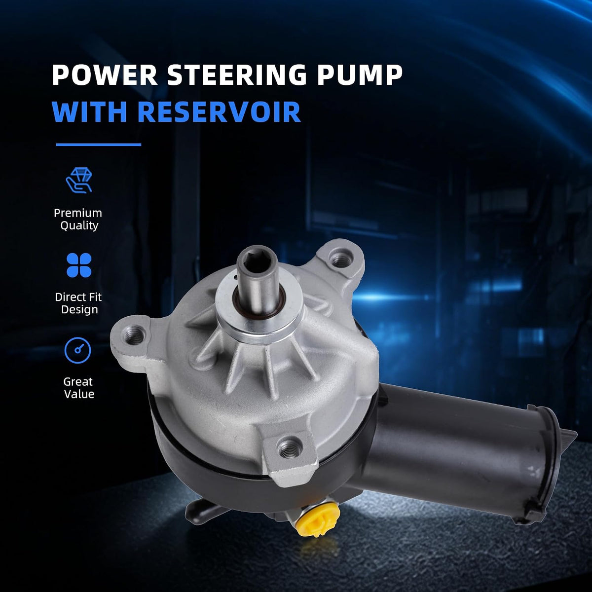 Power Steering Pump, 20-7272, for Ford Bronco F-150 1990-1996