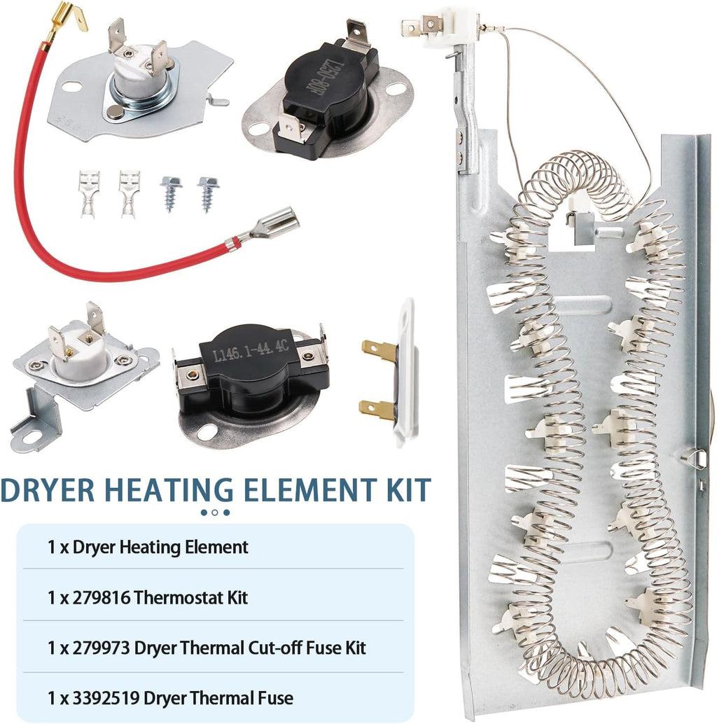 MED5630HC1 MED5630HC2 MED5630HW1 Dryer Heating Element Kit for Maytag