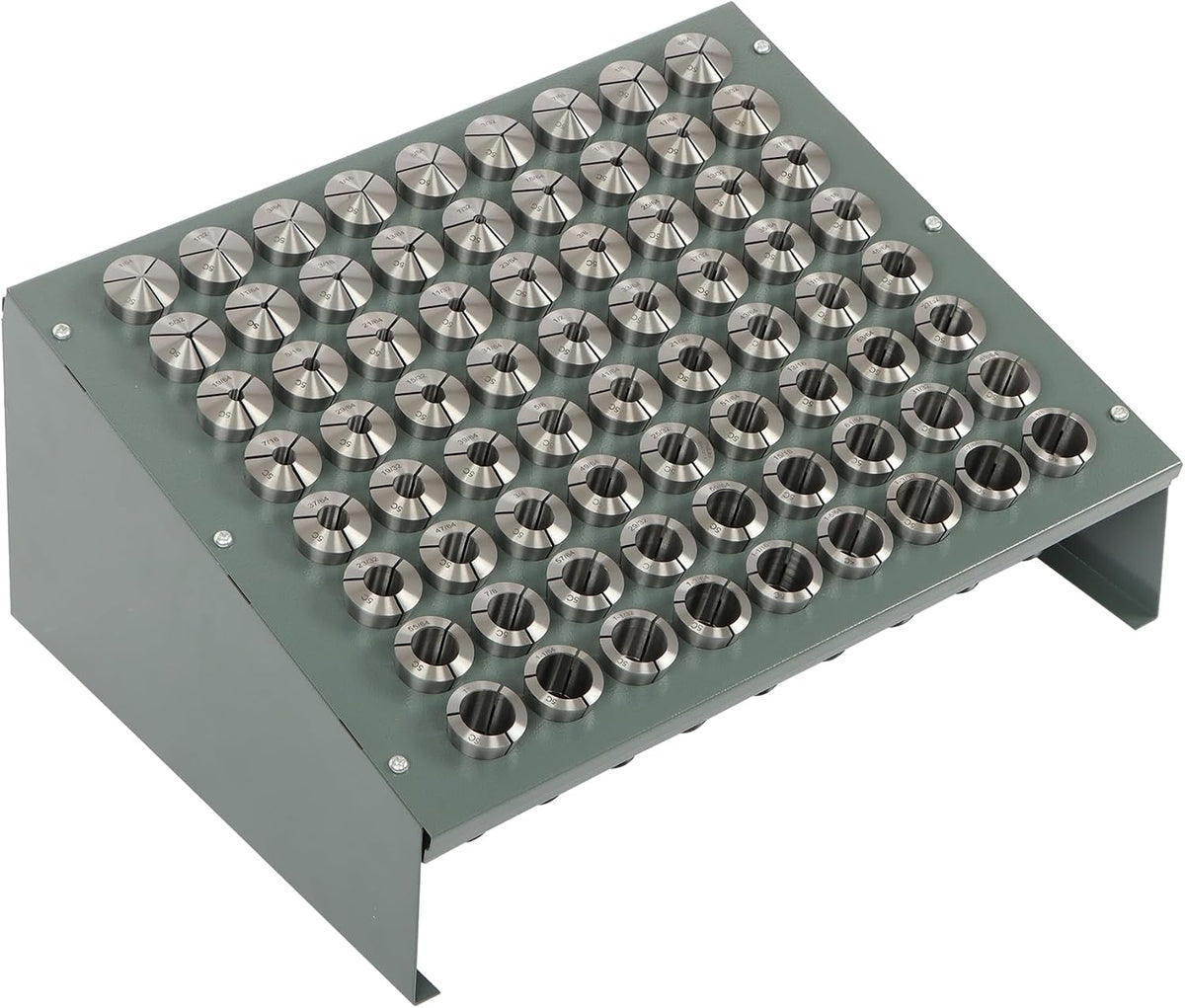 72pcs Precision Inch 5C Collet Set，1/64" to 1-1/8" 1/64 Sizes 5C