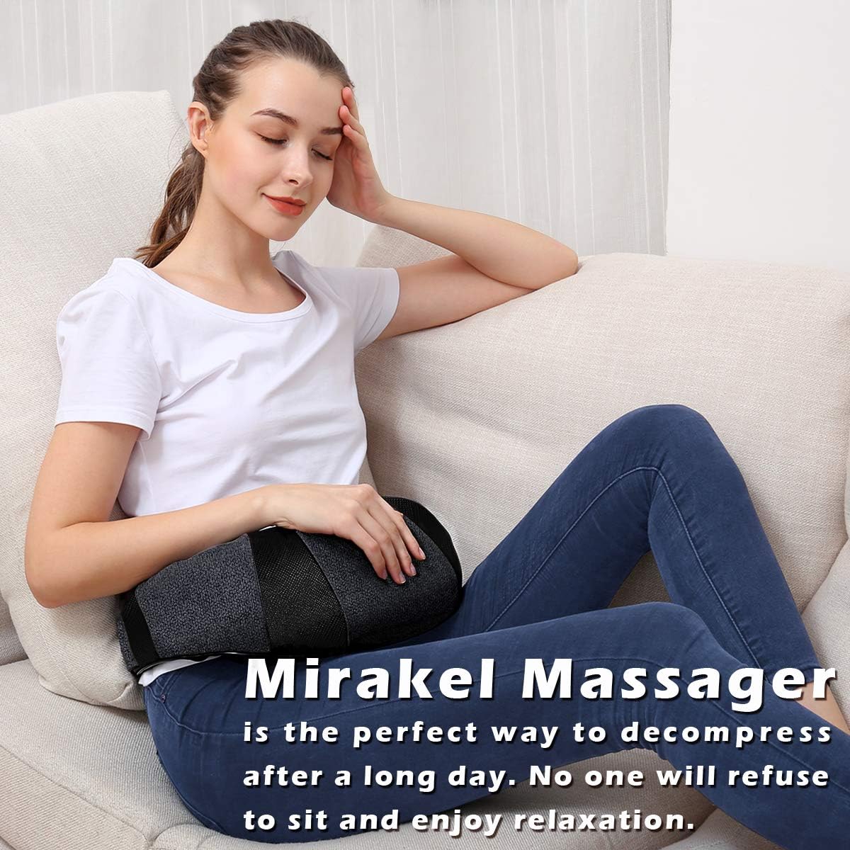Fathers Day Dad Gifts for Husband Men, Neck Massager for Pain Relief Deep Tissue, Electric Shiatsu Shoulder & Back