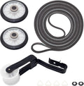 Upgraded 4392065 Dryer Repair Kit - 349241T Dryer Rear Drum Support Roller 691366 Idler Pulley 341241 Belt by Sikawai