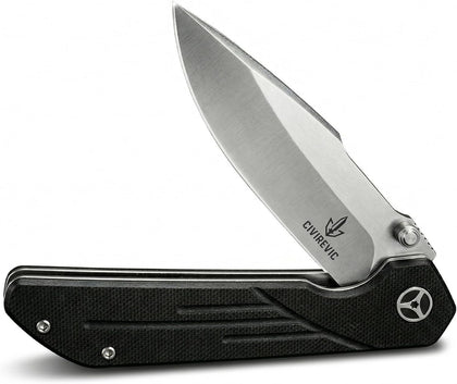EDC Folding Pocket Knife with G10 Handle and 1.4116 Steel | 3.15" Stonewashed Blade, Lightweight Design for Work and