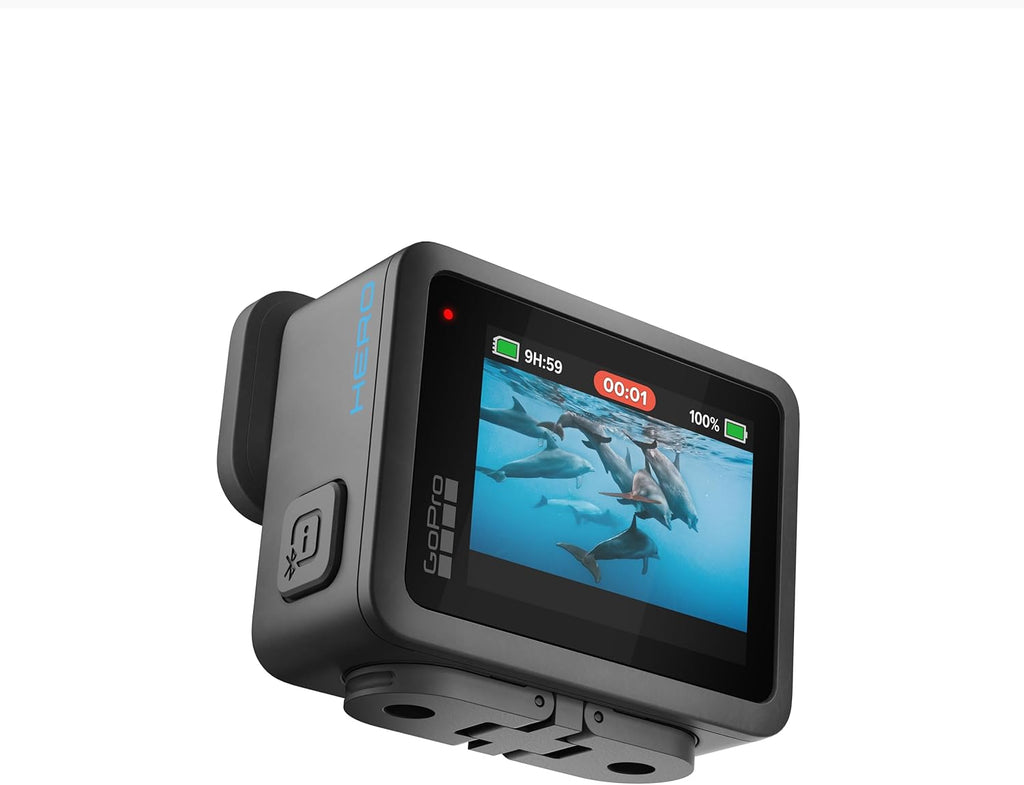 Hero - Compact Waterproof Action Camera with 4K Ultra HD Video, 12MP Photo, Touch Screen