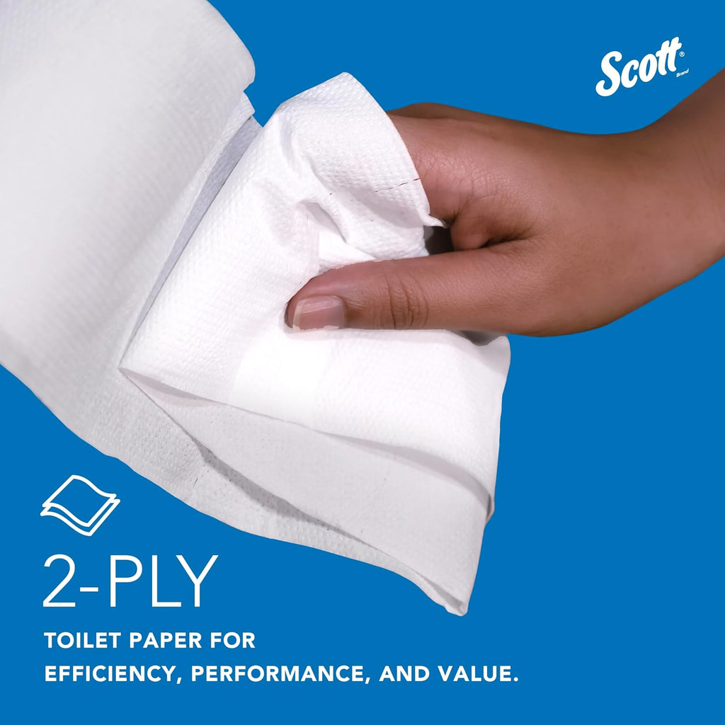 Jumbo Roll Toilet Paper, Bulk, 12 Rolls x 1000' (67805)