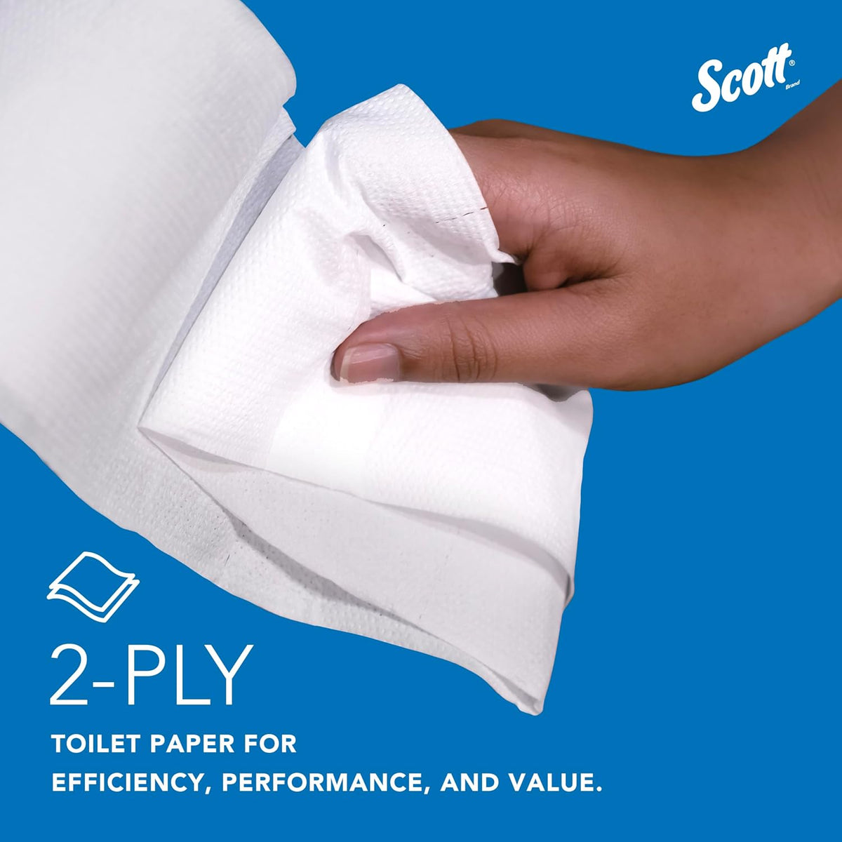 Jumbo Roll Toilet Paper, Bulk, 12 Rolls x 1000' (67805)