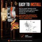 V8043E1012 Zone Valve for Honeywell V8043E Series, 3/4" Sweat Connection