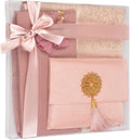 Prayer Rug Islamic Gift Set, Velvet Prayer Mat, Prayer Beads, Scarf and Yaseen Book, Perfect Family and Muslim Eid