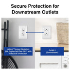 Legrand radiant 20 Amp Tamper Resistant GFCI Duplex Outlet White 1 Pack