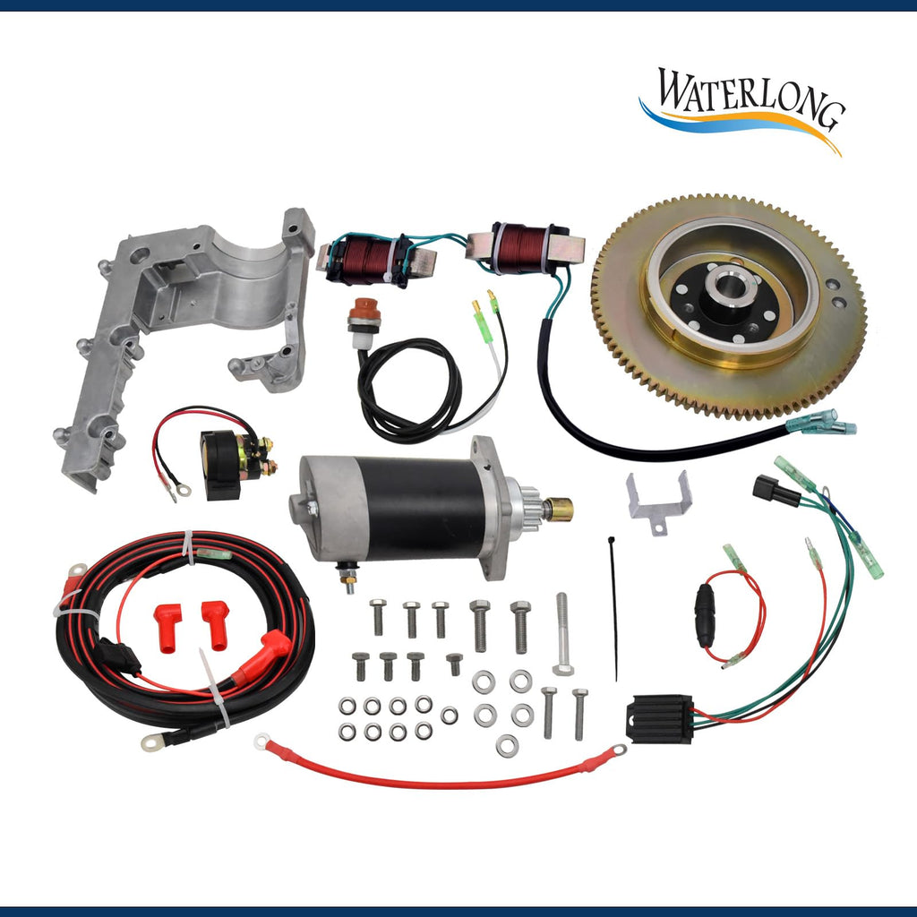 WATERLONG 6H4 Electric starter kit for Yamaha outboard 40HP 3CLY. 50HP 2 Stroke