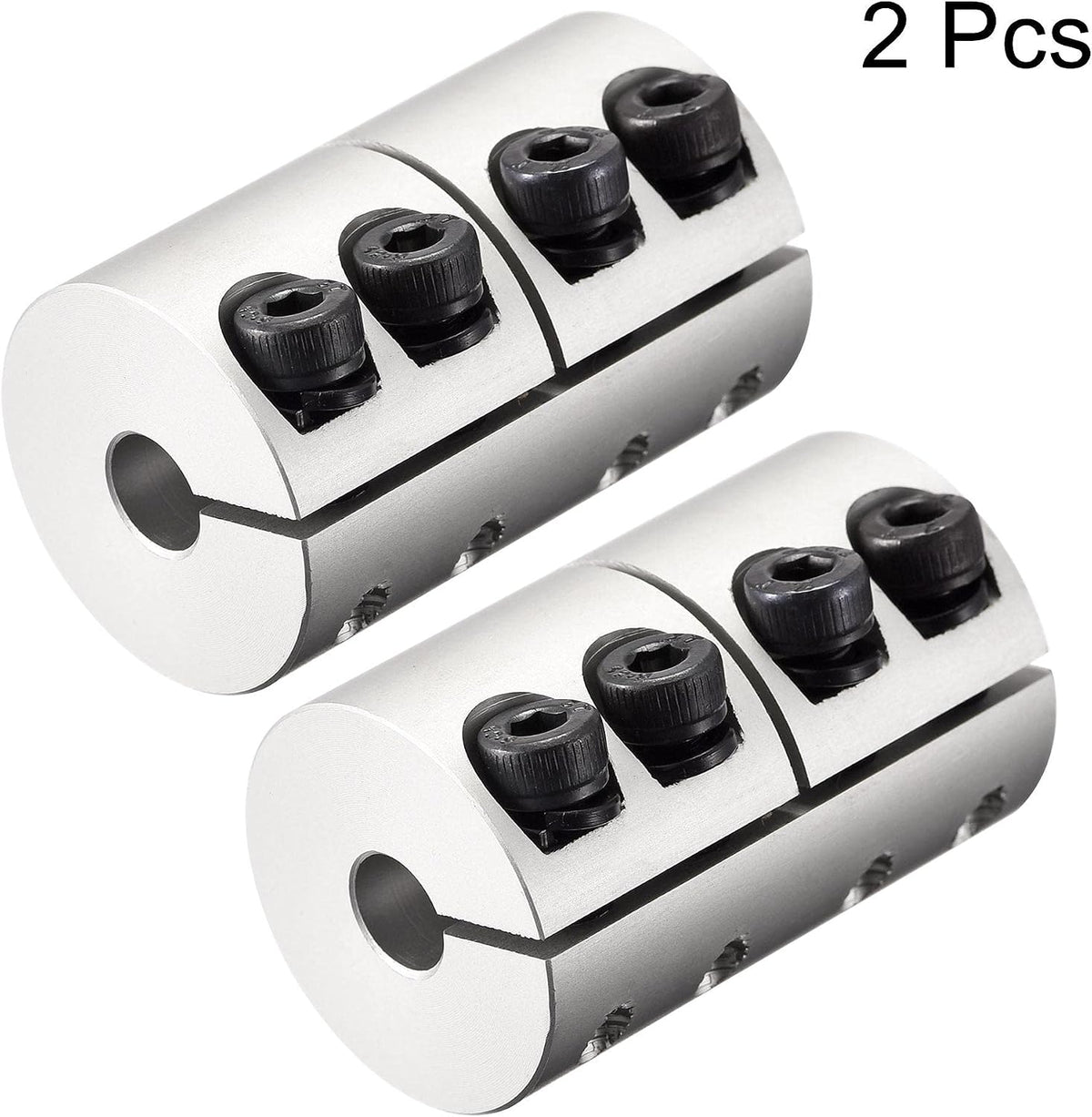uxcell 2pcs 8mm to 8mm Shaft Coupling 25mmx40mm Coupler Aluminum Alloy Joint Motor for 3D Printer CNC Machine DIY Encoder