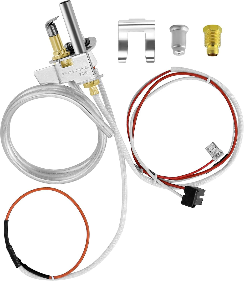 100112330 9007876 Water Heater Pilot Assembly Compatible with 300 301 Series, Whirl-pool, Ken-more, Am-erican, Re-liance, A.O.S-mith, 9007877 4067826 100078039 Water Heater Thermocouple by Fetechmate