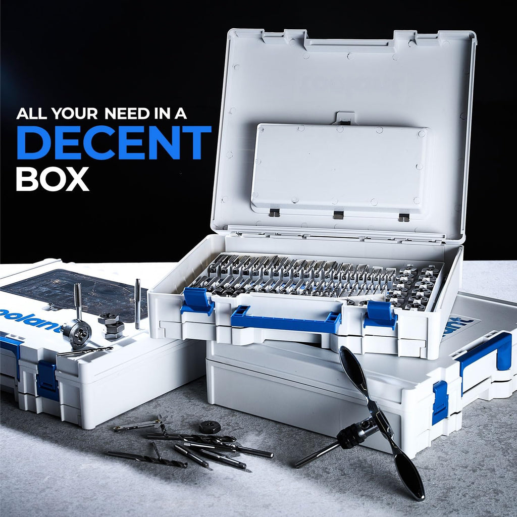 toolant 127-Piece Metric & SAE Ratcheting Tap and Die Set