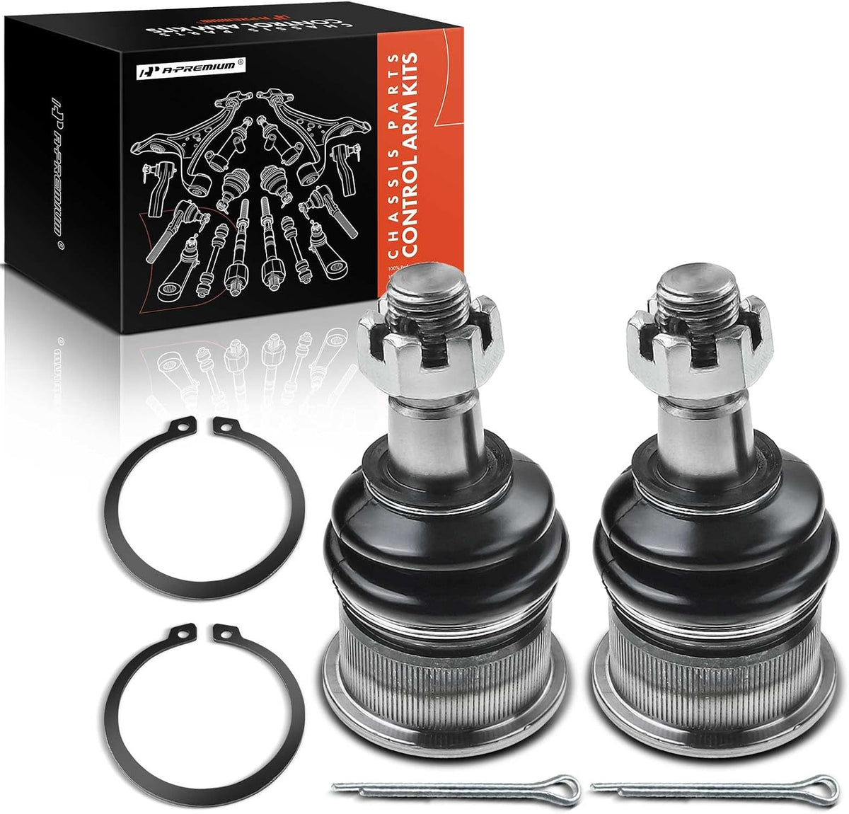 A-Premium Front Lower Ball Joint - Forge Steel, Compatible with Ford