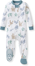 Boys Organic Cotton, Snug Fit Footed Sleeper Pajamas