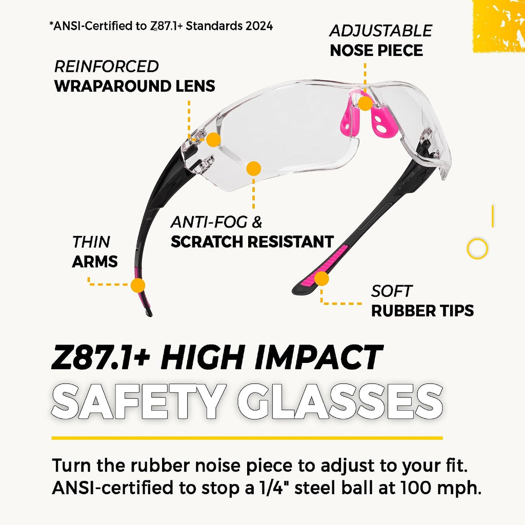Shooting Ear & Eye Protection Kit, Combined NRR 38 | Every option stores in a hard clip-on case. You get anti-fog