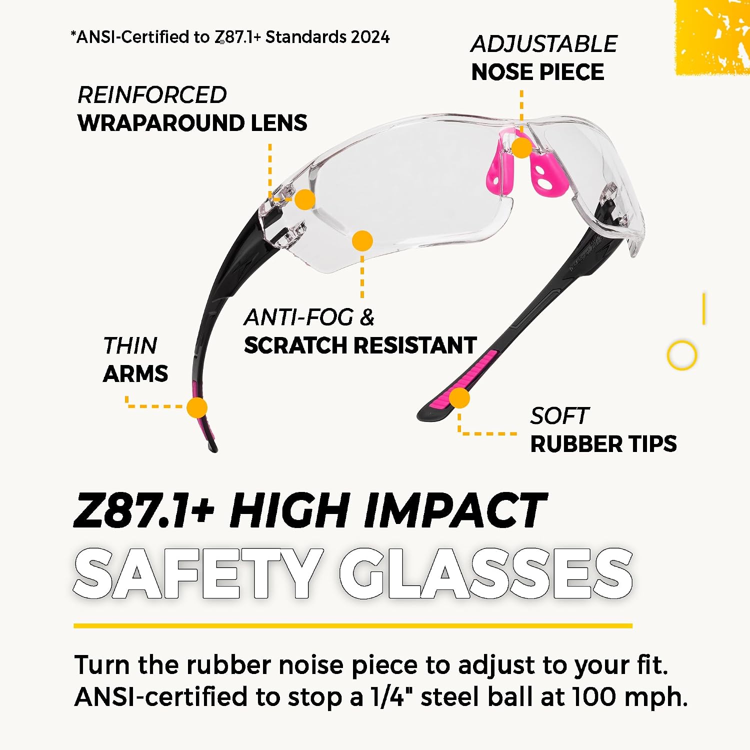 Shooting Ear & Eye Protection Kit, Combined NRR 38 | Every option stores in a hard clip-on case. You get anti-fog