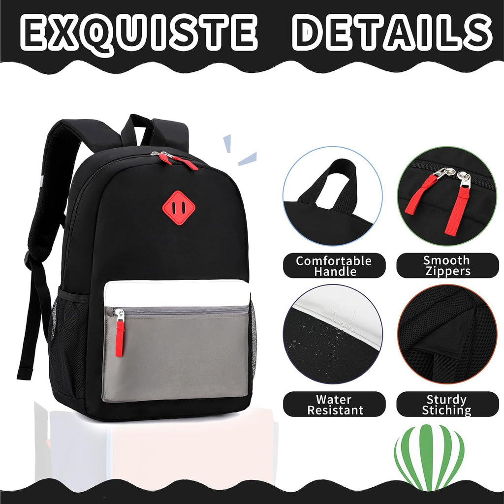 Kids Backpack with Lunch Box,Boys Girls School Bookbag Set Kindergarten | Elementary preschool bookbag,lightweight