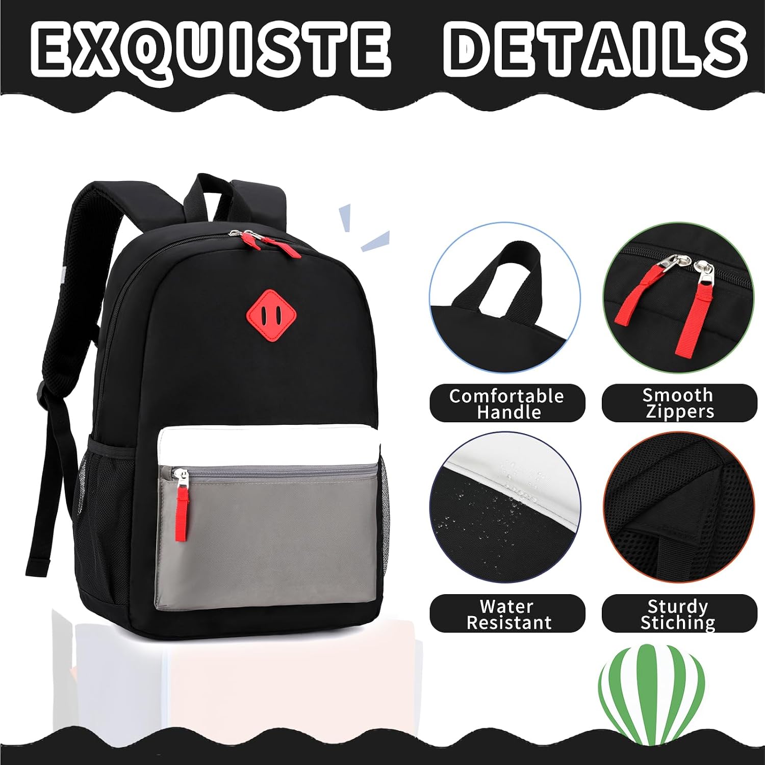 Kids Backpack with Lunch Box,Boys Girls School Bookbag Set Kindergarten | Elementary preschool bookbag,lightweight
