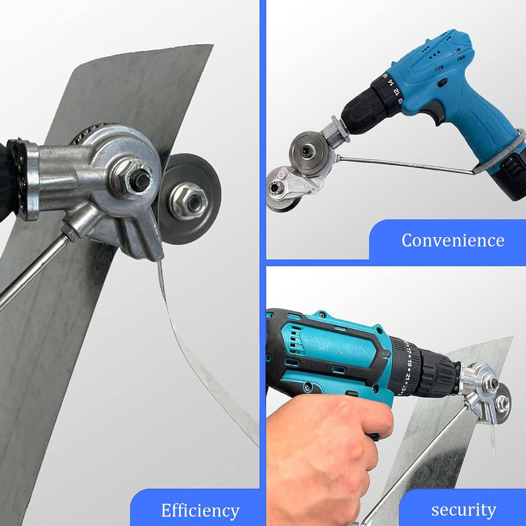 Metal Nibbler Drill Attachment - Electric Drill Shears Attachment Cutter Nibbler,Sheet Metal Cutter Tool Adapter Is